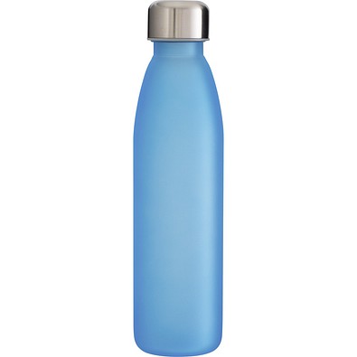 Trinkflasche RETUMBLER-myTOULON GLASS, cyan