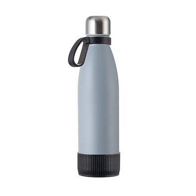 Trinkflasche RETUMBLER-myTOULON, grau/schwarz/schwarz
