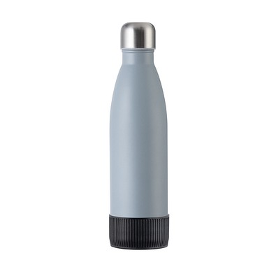 Trinkflasche RETUMBLER-myTOULON, grau, Sleeve schwarz