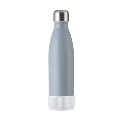 Trinkflasche RETUMBLER-myTOULON, grau, Sleeve weiß