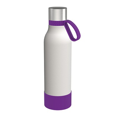 Trinkflasche RETUMBLER-myTOULON II 820, weiß/lila/lila