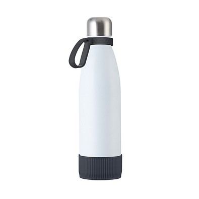 Trinkflasche RETUMBLER-myTOULON, weiß/anthrazit/anthrazit