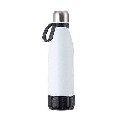 Trinkflasche RETUMBLER-myTOULON, weiß/schwarz/schwarz