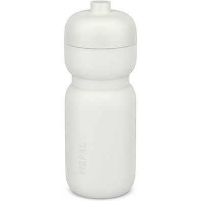 trinkflasche squeeze sport 600 ml - ceramic white , weiß