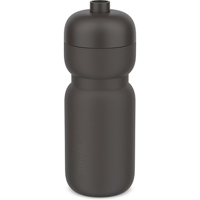 trinkflasche squeeze sport 600 ml - graphite black , schwarz