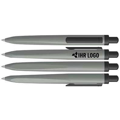 uma® Metall-Kugelschreiber TRION, grau