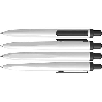 uma® Metall-Kugelschreiber TRION, weiss