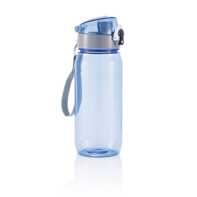 XD COLLECTION Tritanflasche, 600 ml, blau/grau