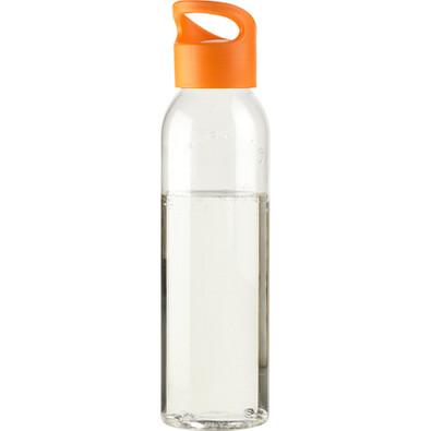 Trinkflasche Sirius, 650 ml, transparent/orange