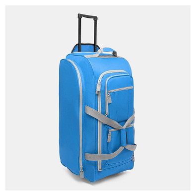 Trolley-Reisetasche 9P,blau, grau