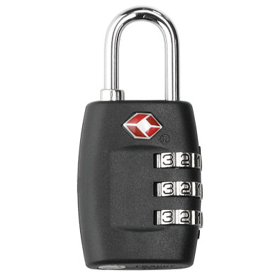 THANXX® Reiseschloss TSA, schwarz