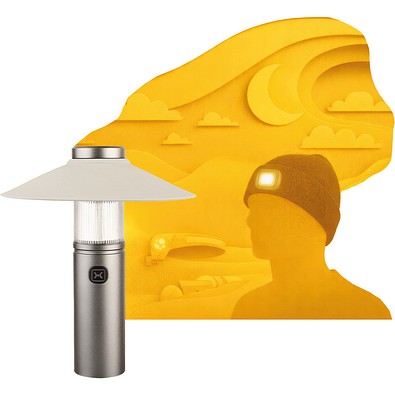 TURN Campingleuchte, silber