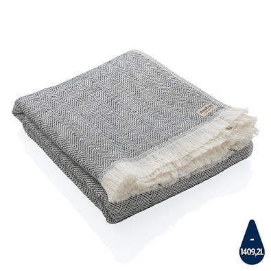 Ukiyo Hisako AWARE™ Four Seasons Handtuch/Decke 100x180cm, schwarz