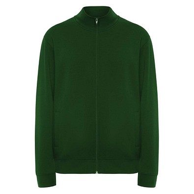 Ulan Sweatjacke Unisex, dunkelgrün, S