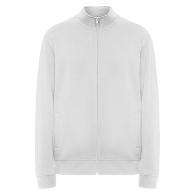 Ulan Sweatjacke Unisex, weiss, S