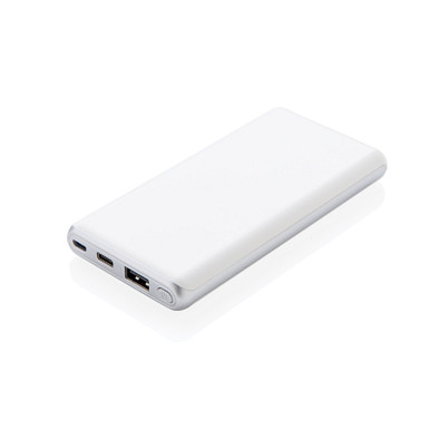 XD COLLECTION Ultraschnelle Powerbank mit PD, 10.000 mAh, weiß