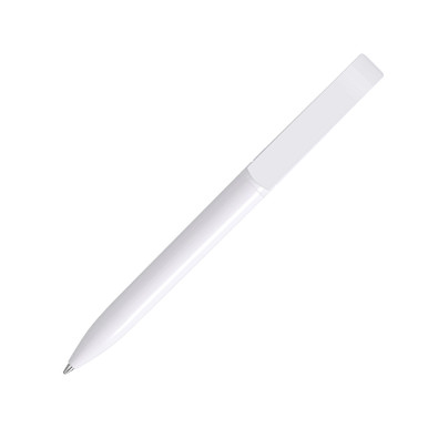 uma® Antibakterieller Kugelschreiber Effect Green, blaue Mine, weiss