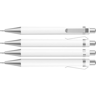 uma® ARCTIS B Druckbleistift, weiss