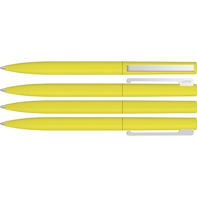 uma® BRIGHT F GUM Drehkugelschreiber, gelb