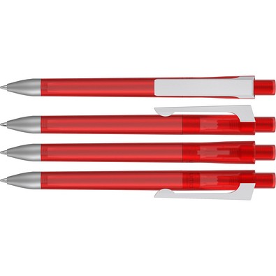 uma® CHECK frozen KG SI Druckkugelschreiber, rot