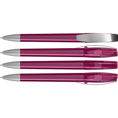 uma® CHILL C transparent SI Drehkugelschreiber, magenta