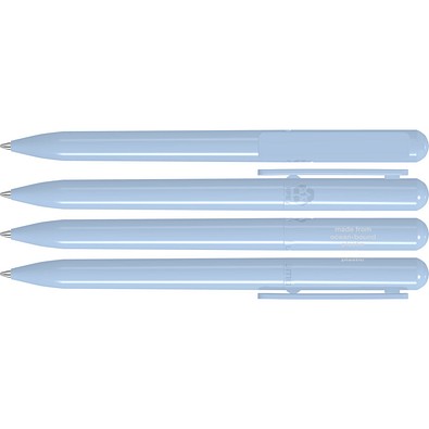 uma® RECYCLED PET PEN CHANGE ocean Drehkugelschreiber, hellblau