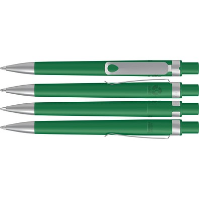 uma® RECYCLED PET PEN CORE F SI Druckkugelschreiber, dunkelgrün