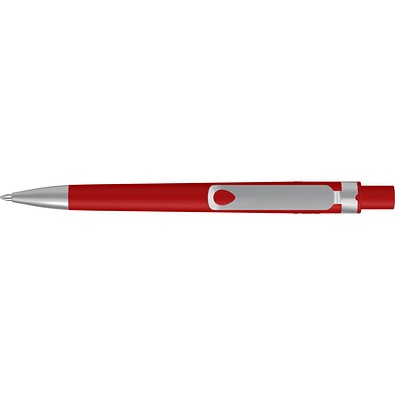 uma® RECYCLED PET PEN CORE F SI Druckkugelschreiber, rot
