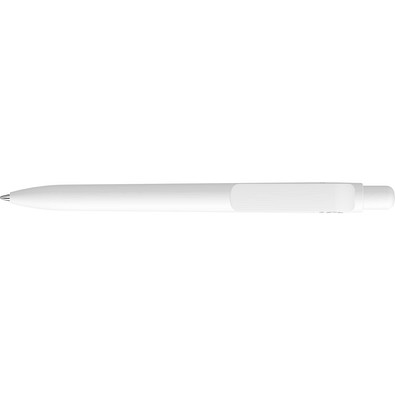 uma® RECYCLED PET PEN FUTURE F Druckkugelschreiber, weiss