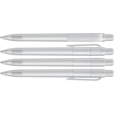 uma® RECYCLED PET PEN FUTURE frozen Druckkugelschreiber, klar