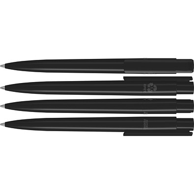 uma® RECYCLED PET PEN PRO Druckkugelschreiber, schwarz