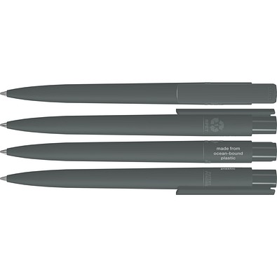 uma® PET PEN PRO F ocean Druckkugelschreiber, dunkelgrau