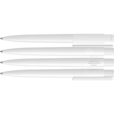 uma® RECYCLED PET PEN PRO F ocean Druckkugelschreiber, weiss