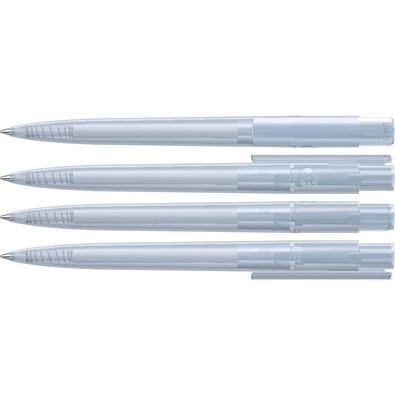 uma® RECYCLED PET PEN PRO frozen Druckkugelschreiber, klar
