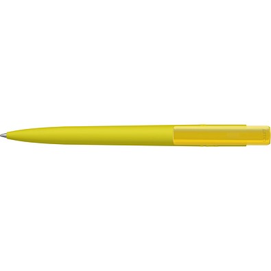 uma® RECYCLED PET PEN PRO K transparent GUM Druckkugelschreiber, gelb