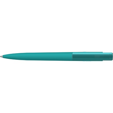 uma® RECYCLED PET PEN PRO K transparent GUM Druckkugelschreiber, petrol