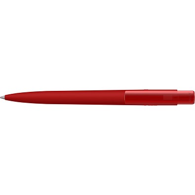 uma® RECYCLED PET PEN PRO K transparent GUM Druckkugelschreiber, rot