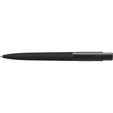 uma® RECYCLED PET PEN PRO K transparent GUM Druckkugelschreiber, schwarz