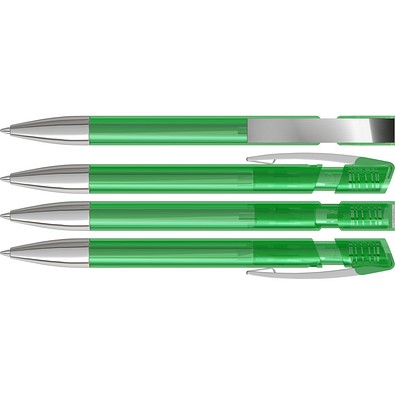uma® SKY transparent M SI Druckkugelschreiber, dunkelgrün