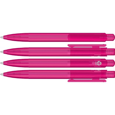 uma® STAGE frozen RECY Druckkugelschreiber, magenta