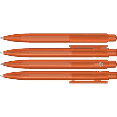 uma® STAGE frozen RECY Druckkugelschreiber, orange