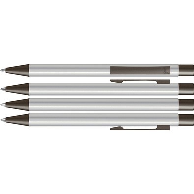 uma® STRAIGHT B Druckbleistift, silber