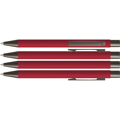 uma® STRAIGHT GUM B Druckbleistift, rot