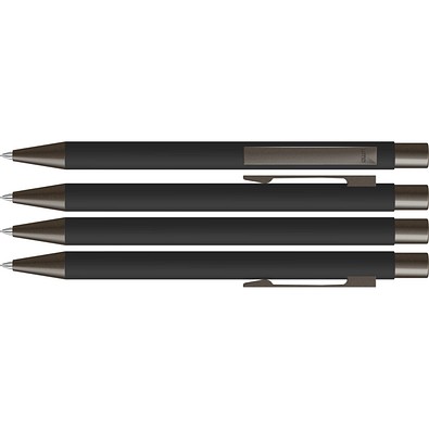 uma® STRAIGHT GUM B Druckbleistift, schwarz