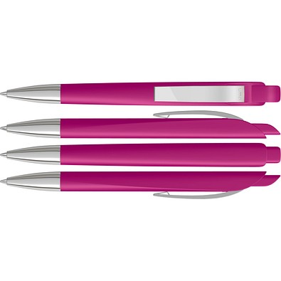 uma® STREAM M SI Druckkugelschreiber, magenta