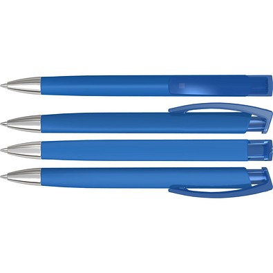 uma® TRINITY K transparent SI RECY Druckkugelschreiber, mittelblau