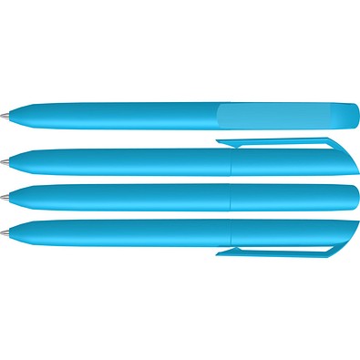 uma® VANE F Drehkugelschreiber, cyan