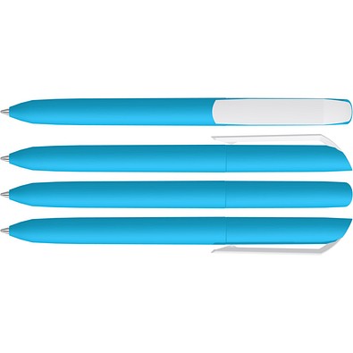 uma® VANE KG GUM Drehkugelschreiber, cyan