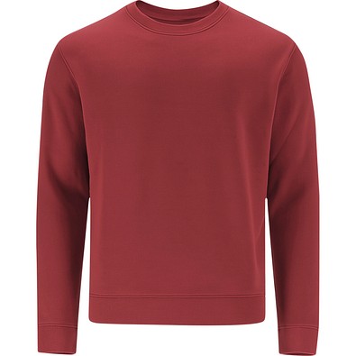Unisex Sweatshirt mit Rundhalsausschnitt – Klassischer Crewneck, 3XL, BORDEAUX
