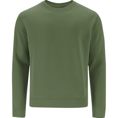 Unisex Sweatshirt mit Rundhalsausschnitt – Klassischer Crewneck, S, GRÜN BOTTLE